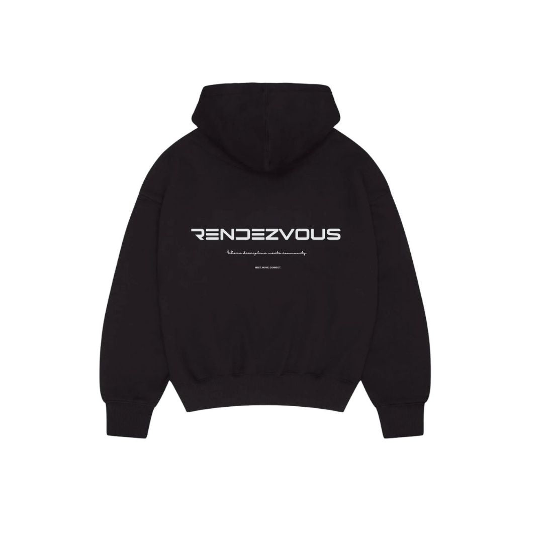 OVERSIZED NERO HOODIE