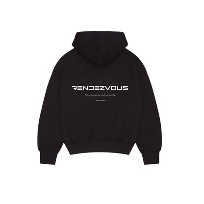 OVERSIZED NERO HOODIE